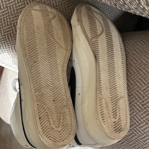 Nike White and Gray High-Top Sneakers - Picture 6 of 6